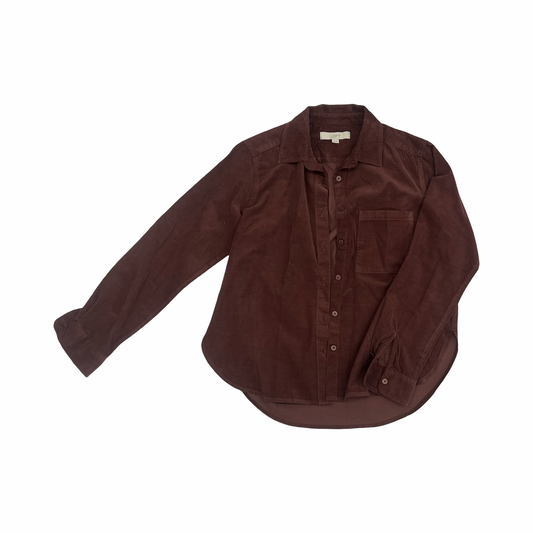 Top Ls By Loft In Brown, Size:Xs