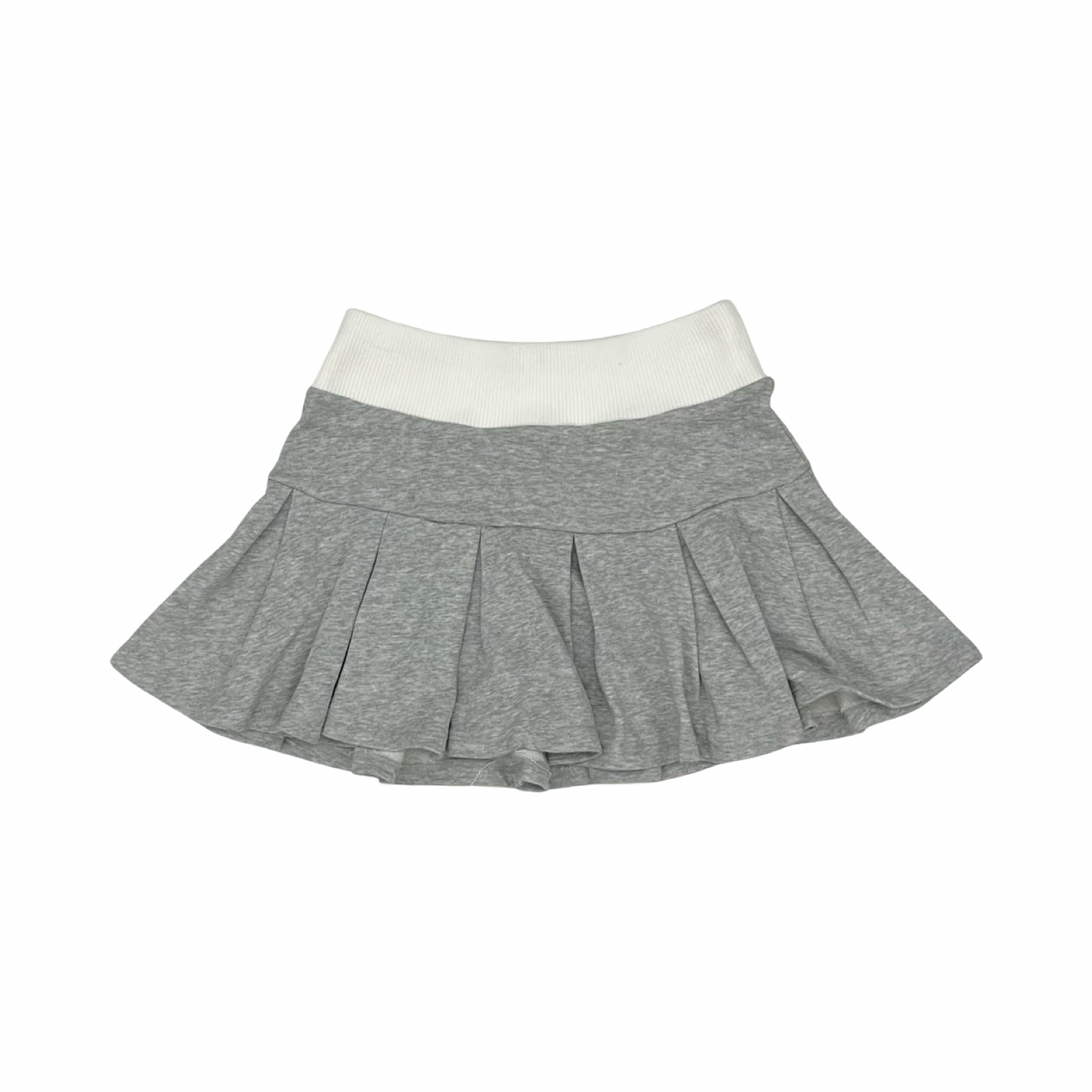 Athletic Skirt By Madden Girl In Grey & White, Size:M