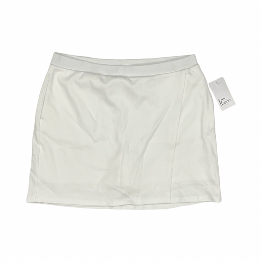 Skirt Mini & Short By Kim Rogers In White, Size:L