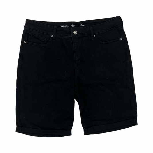 Shorts By St Johns Bay In Black Denim, Size:18