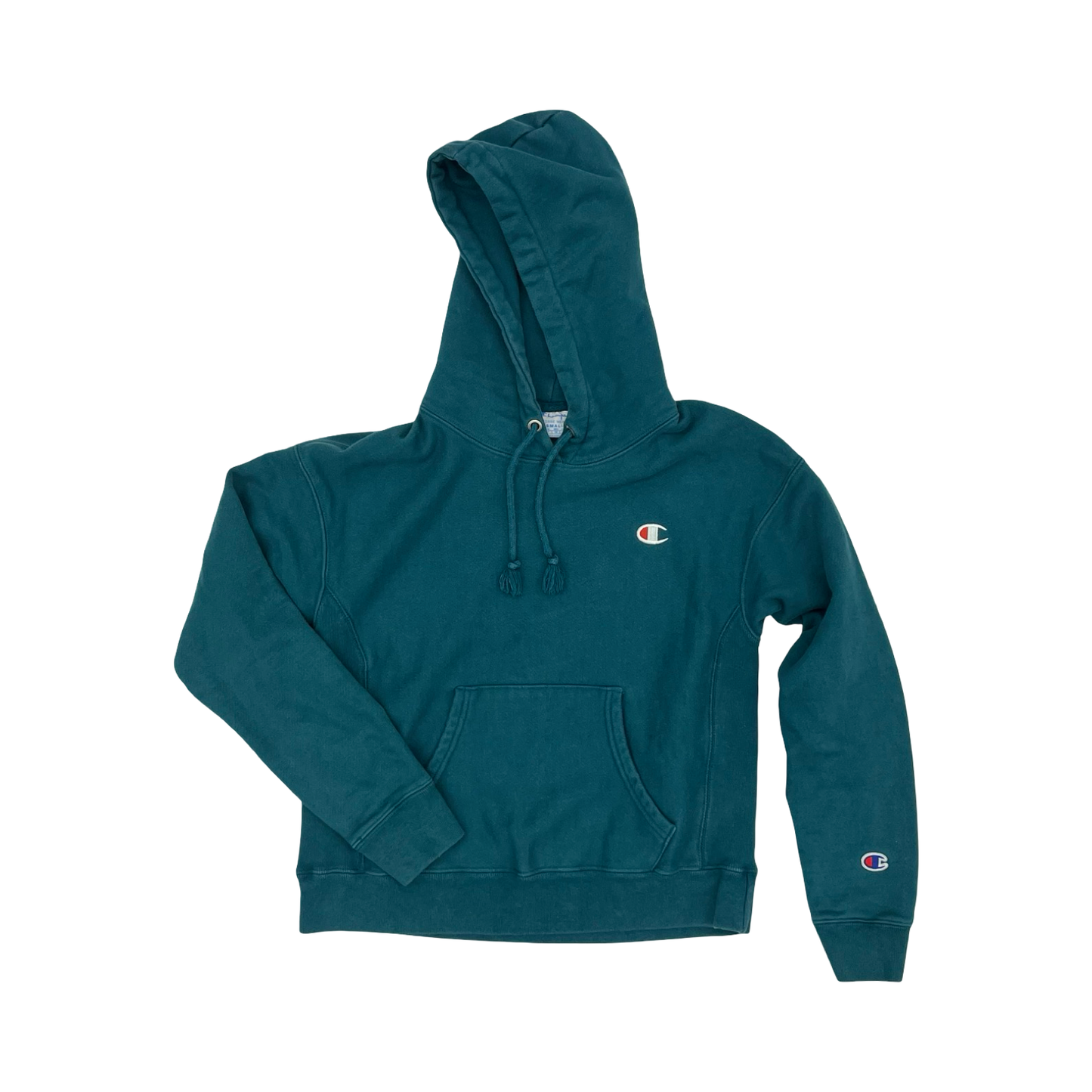 Athletic Sweatshirt Hoodie By Champion In Green, Size:S