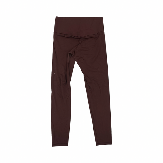 Athletic Leggings By Aerie In Maroon, Size:M