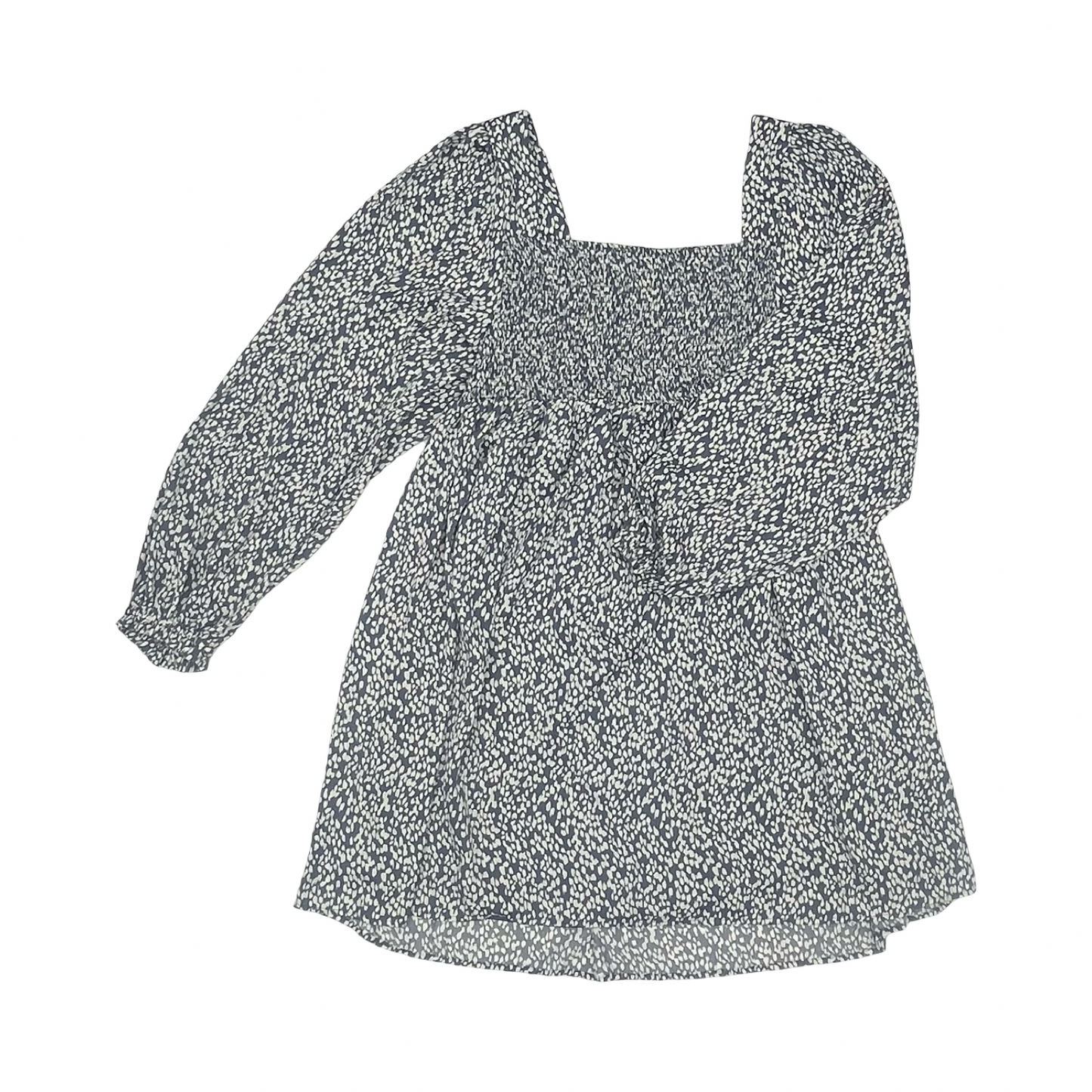 Mat Dress By Motherhood In Blue & White, Size:Xl