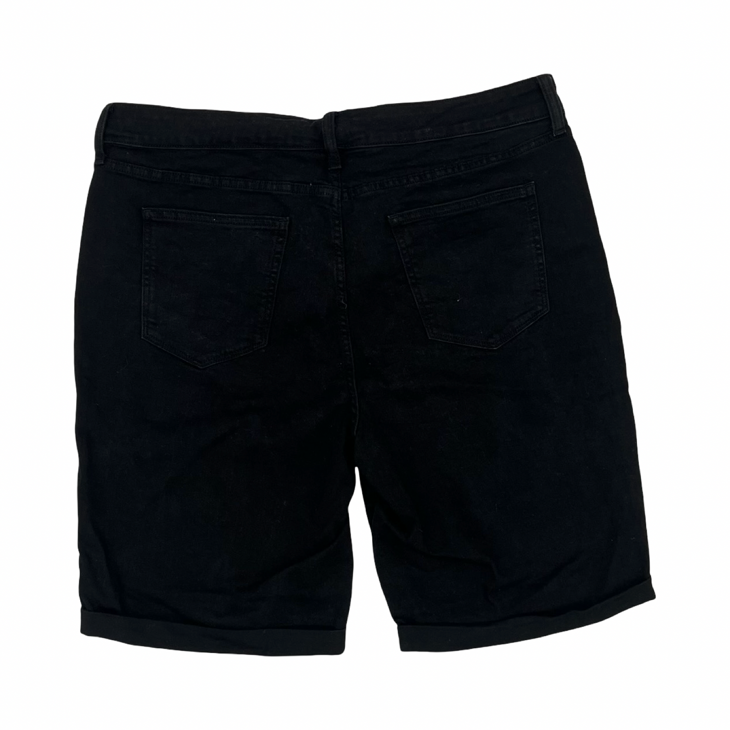 Shorts By St Johns Bay In Black Denim, Size:18