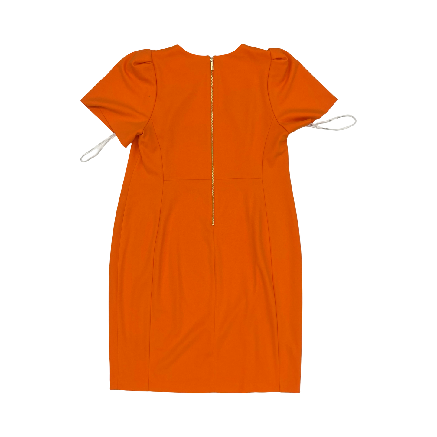 Dress Work By Calvin Klein In Orange, Size:16