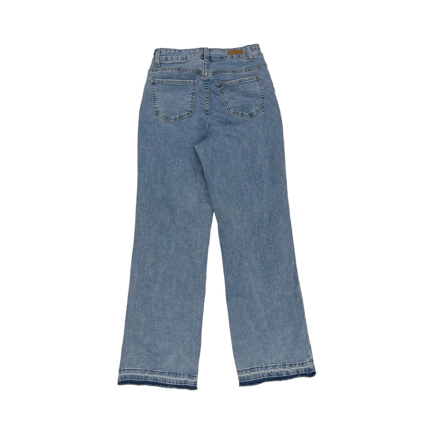 Jeans Wide Leg By Bleu In Blue Denim, Size:4