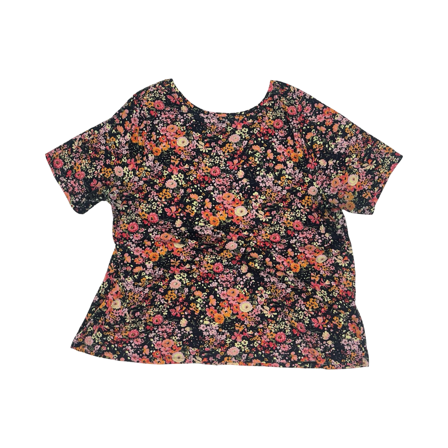 Top Ss By Lane Bryant In Floral Print, Size:3X