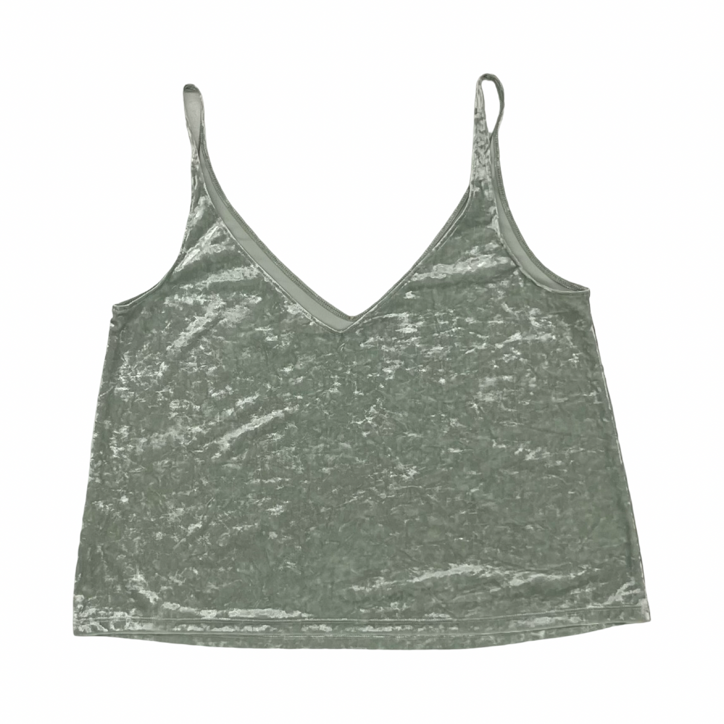 Blouse Sleeveless By H&M In Green, Size:L