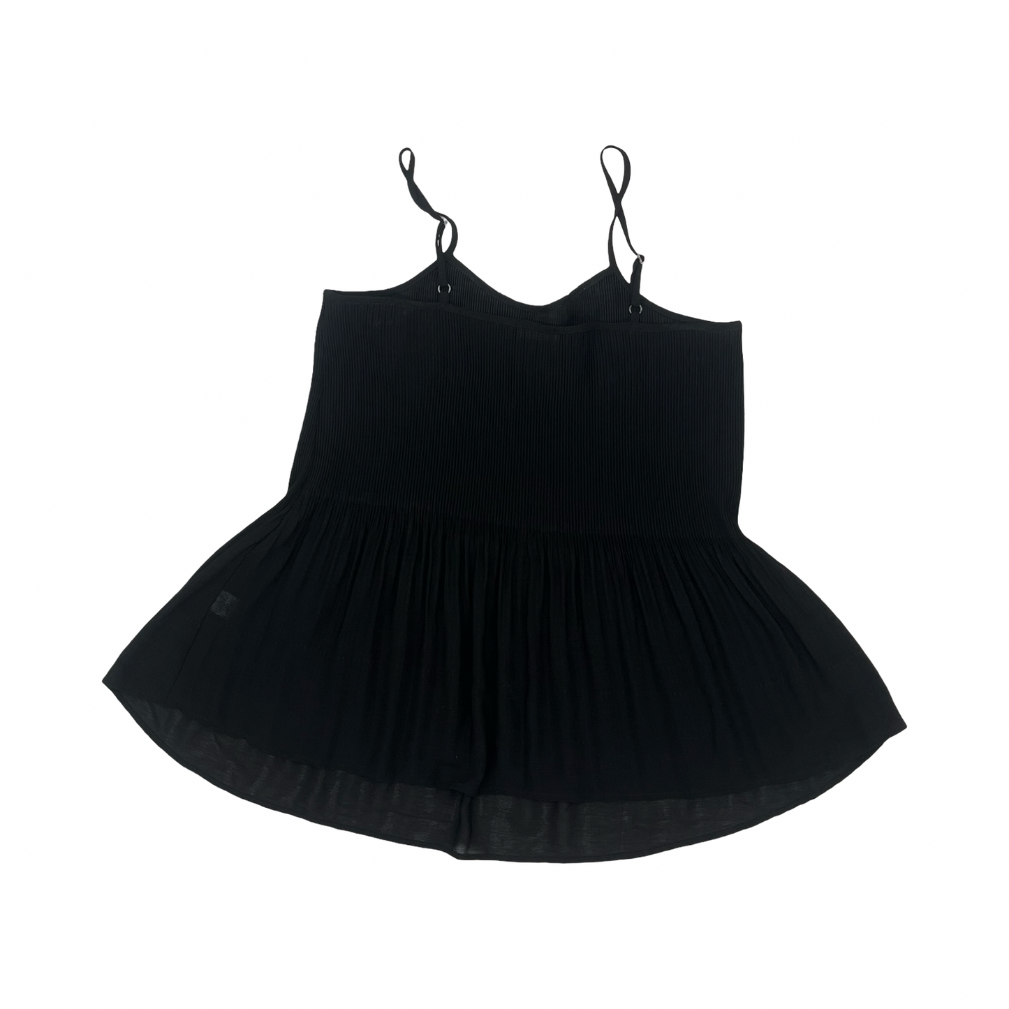 Blouse Sleeveless By Oddi In Black, Size:2X