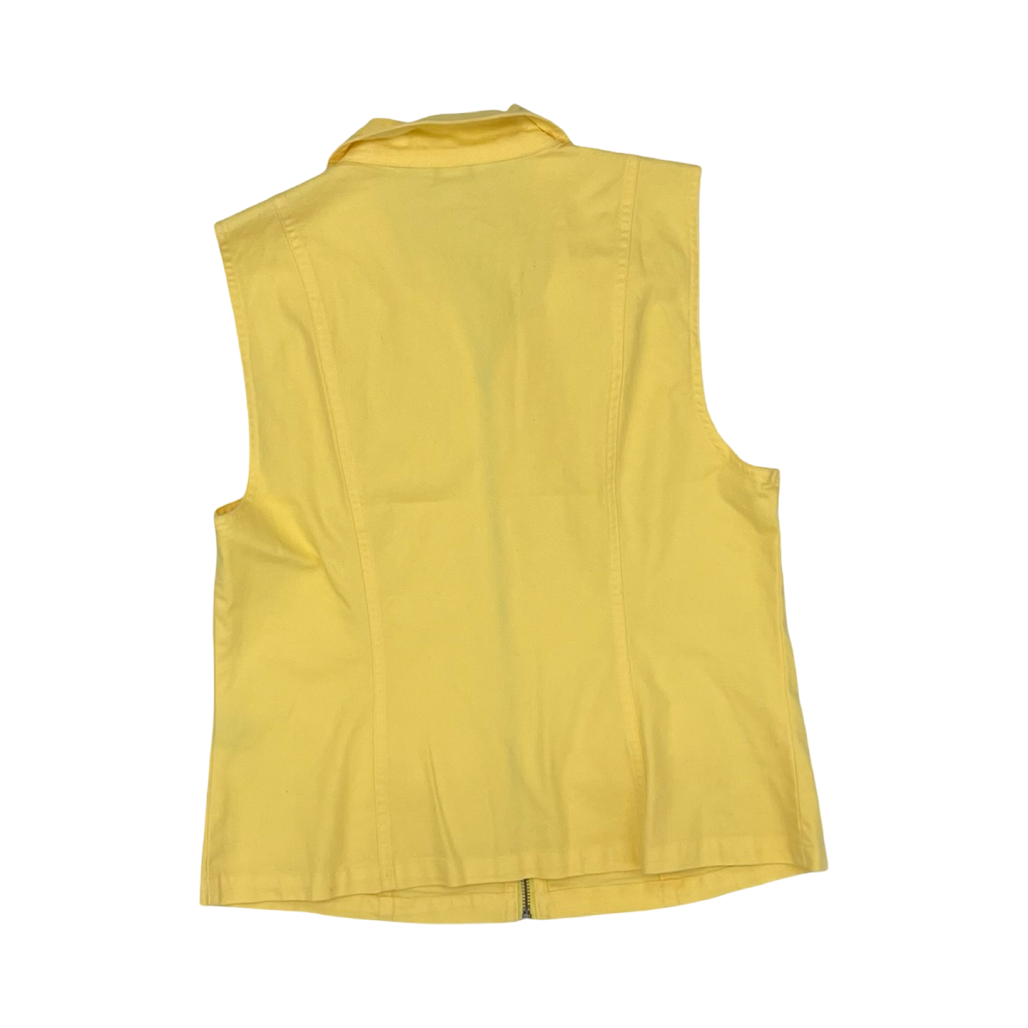 Vest Other By Christopher And Banks In Yellow, Size:S