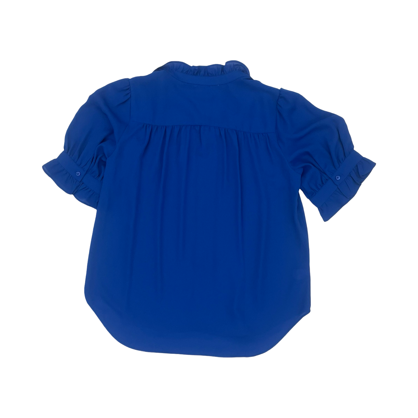 Blouse Ss By Ann Taylor In Blue, Size:S