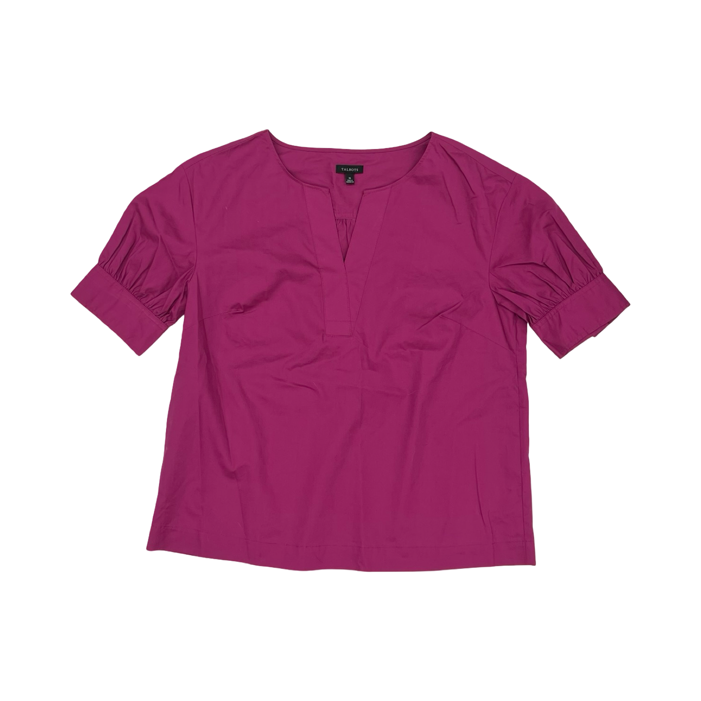 Blouse Ss By Talbots In Purple, Size:Xs