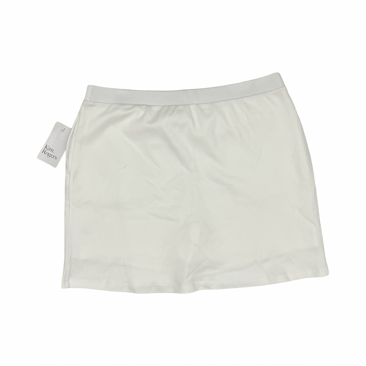 Skirt Mini & Short By Kim Rogers In White, Size:L