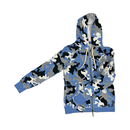 Sweatshirt Hoodie By Clothes Mentor In Camouflage Print, Size:L