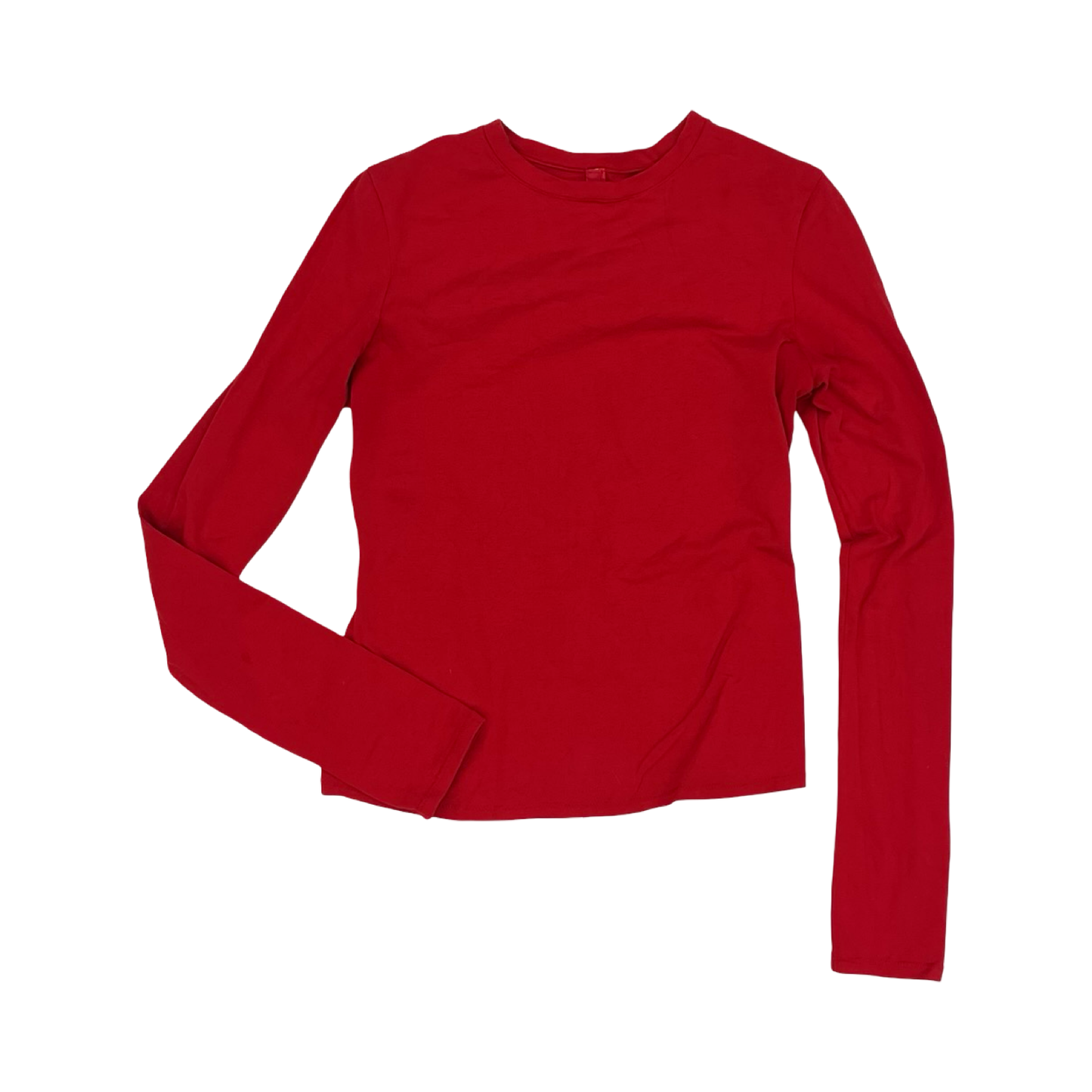 Top Ls Basic By Skims In Red, Size:L