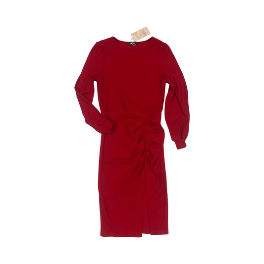 Dress Casual Midi By Cmf In Red, Size:S