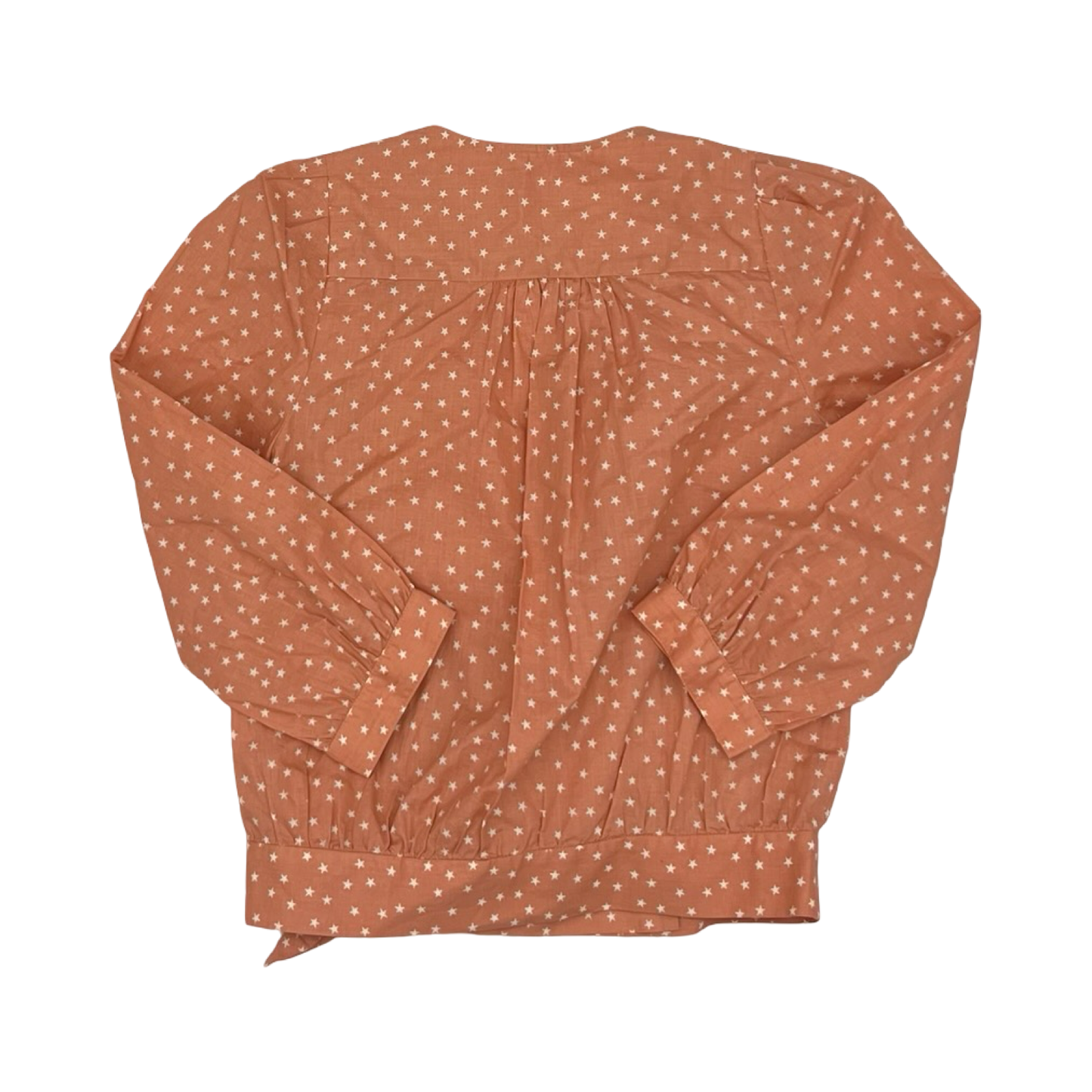 Blouse Ls By Madewell In Orange, Size:Xxs