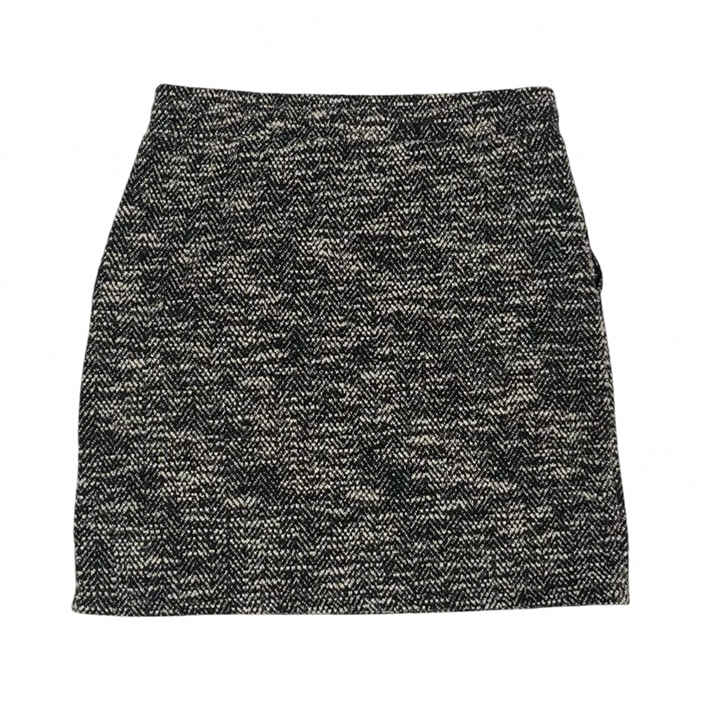 Skirt Mini & Short By Loft In Black & Cream, Size:Xs