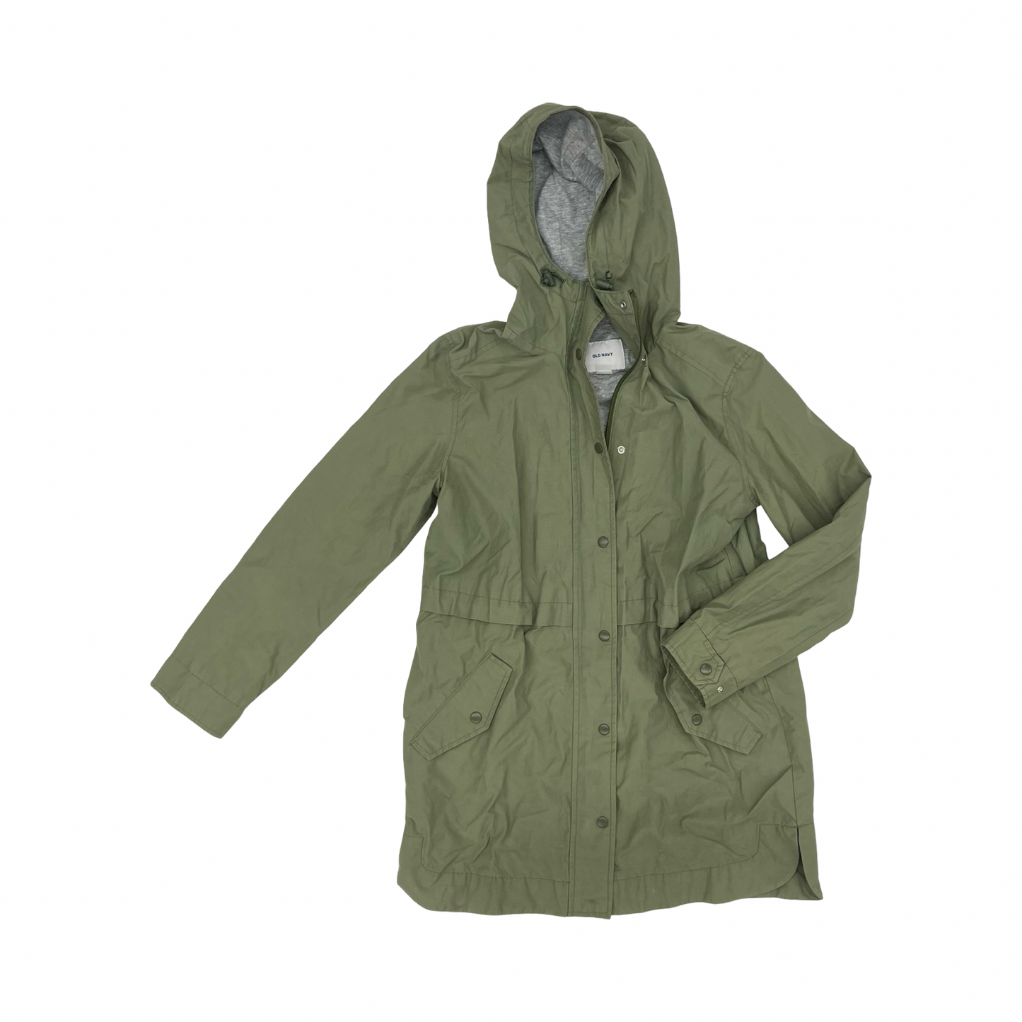 Coat Raincoat By Old Navy In Green, Size:Xs