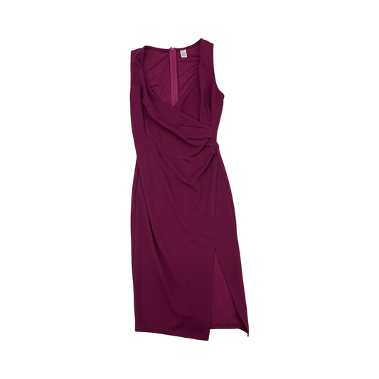 Dress Party Midi By Cme In Purple, Size:S