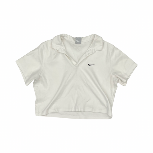 Athletic Top Ss By Nike Apparel In White, Size:Xl