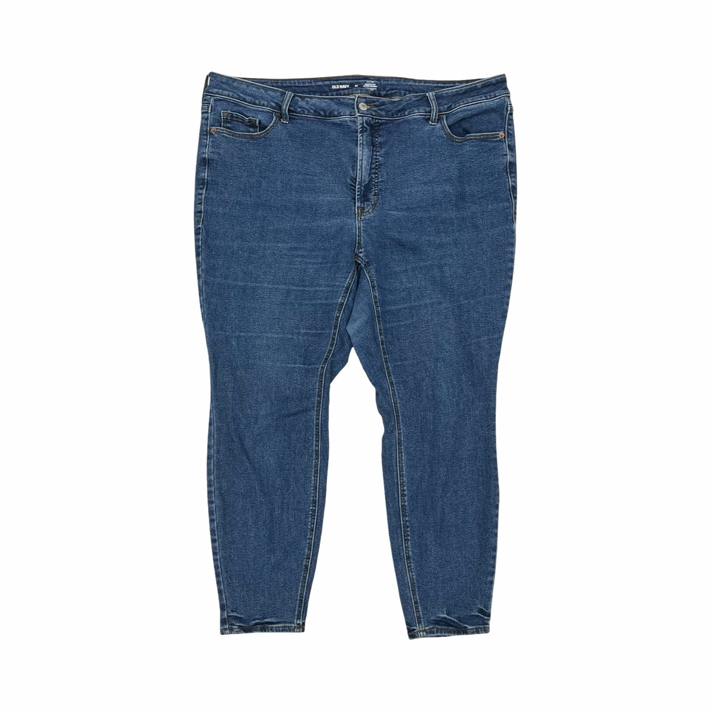 Jeans Wide Leg By Old Navy In Blue Denim, Size:22