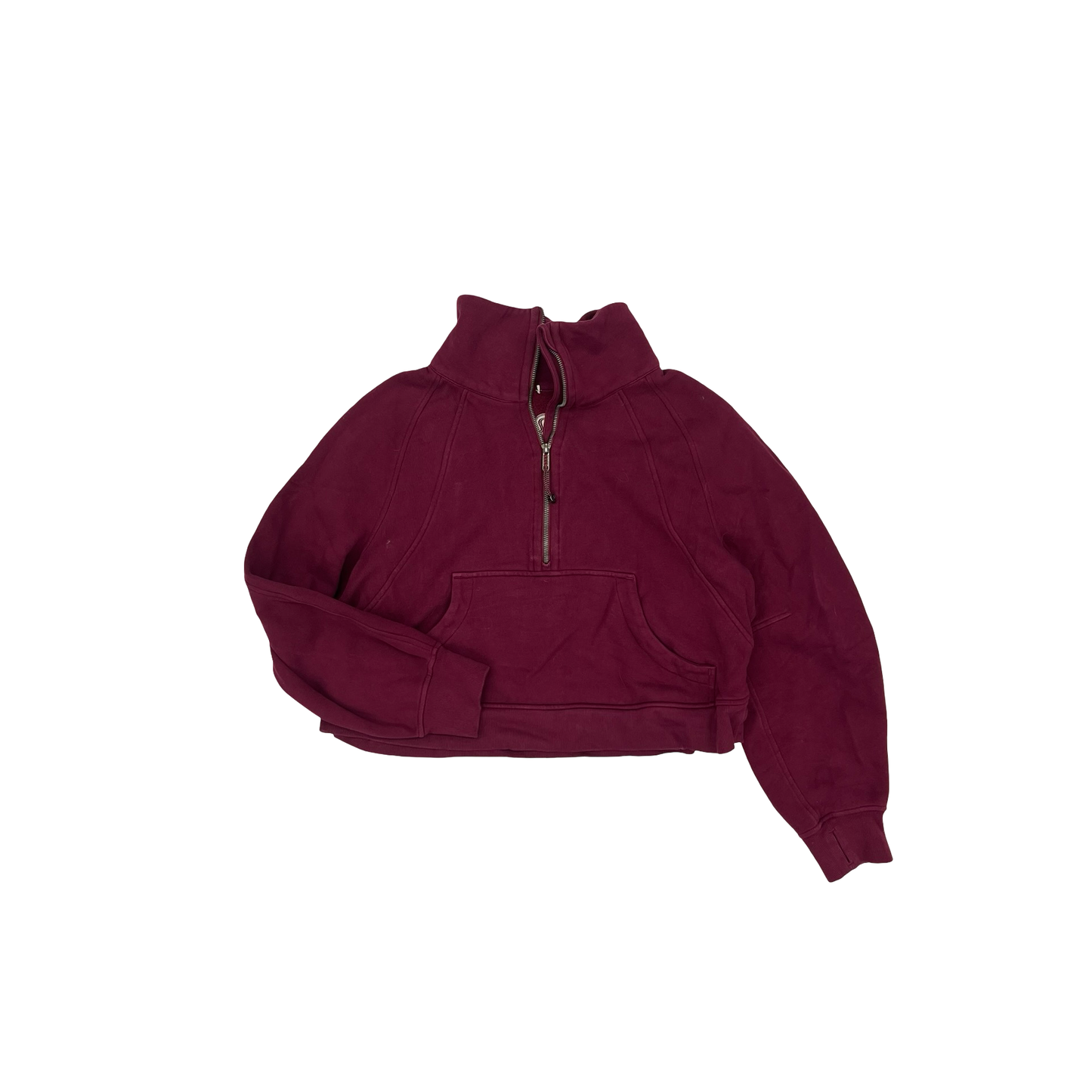 Athletic Sweatshirt Collar By Lululemon In Pink, Size:M