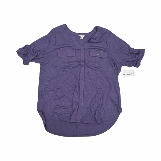 Top Ss By Sonoma In Purple, Size:1X