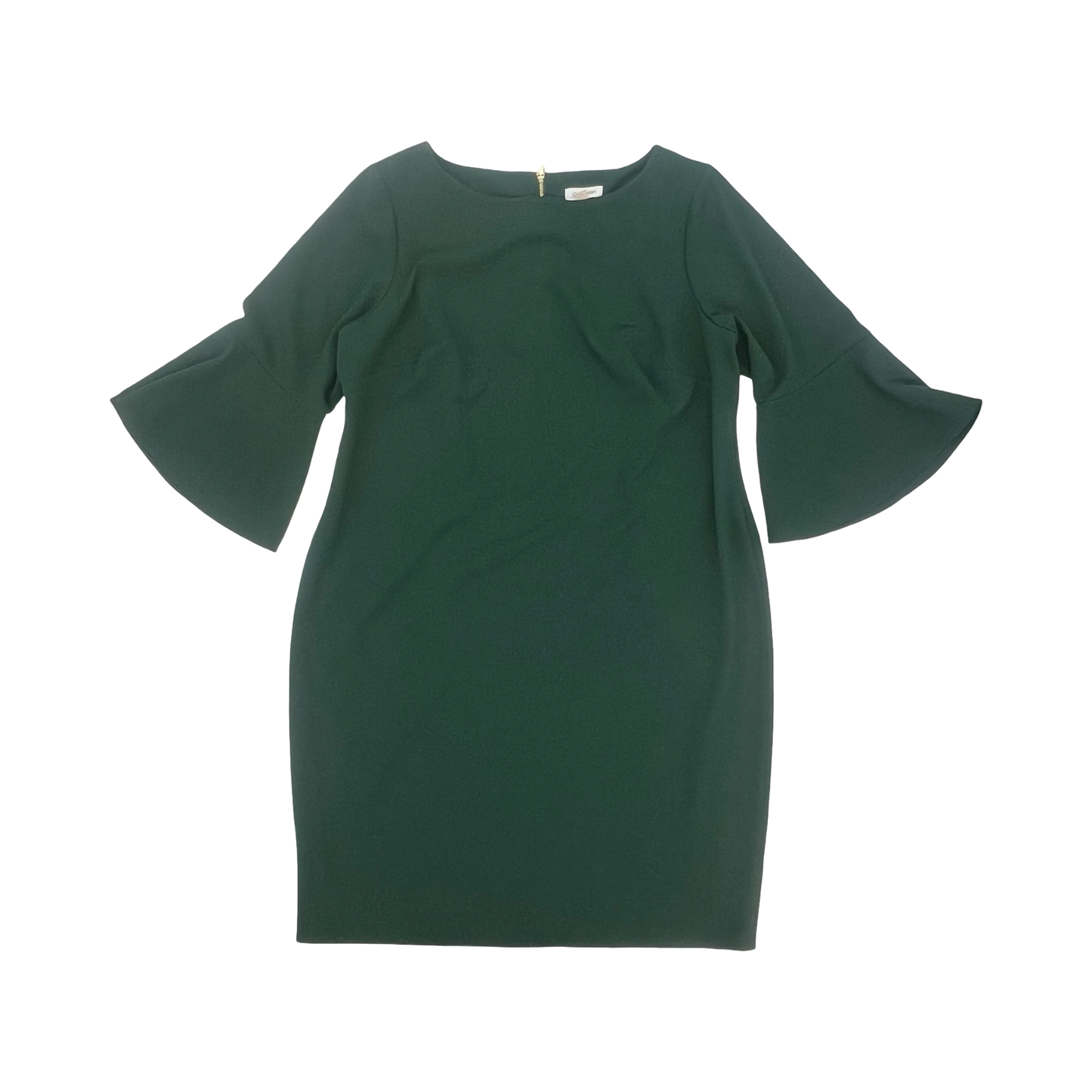 Dress Work By Calvin Klein In Green, Size:20
