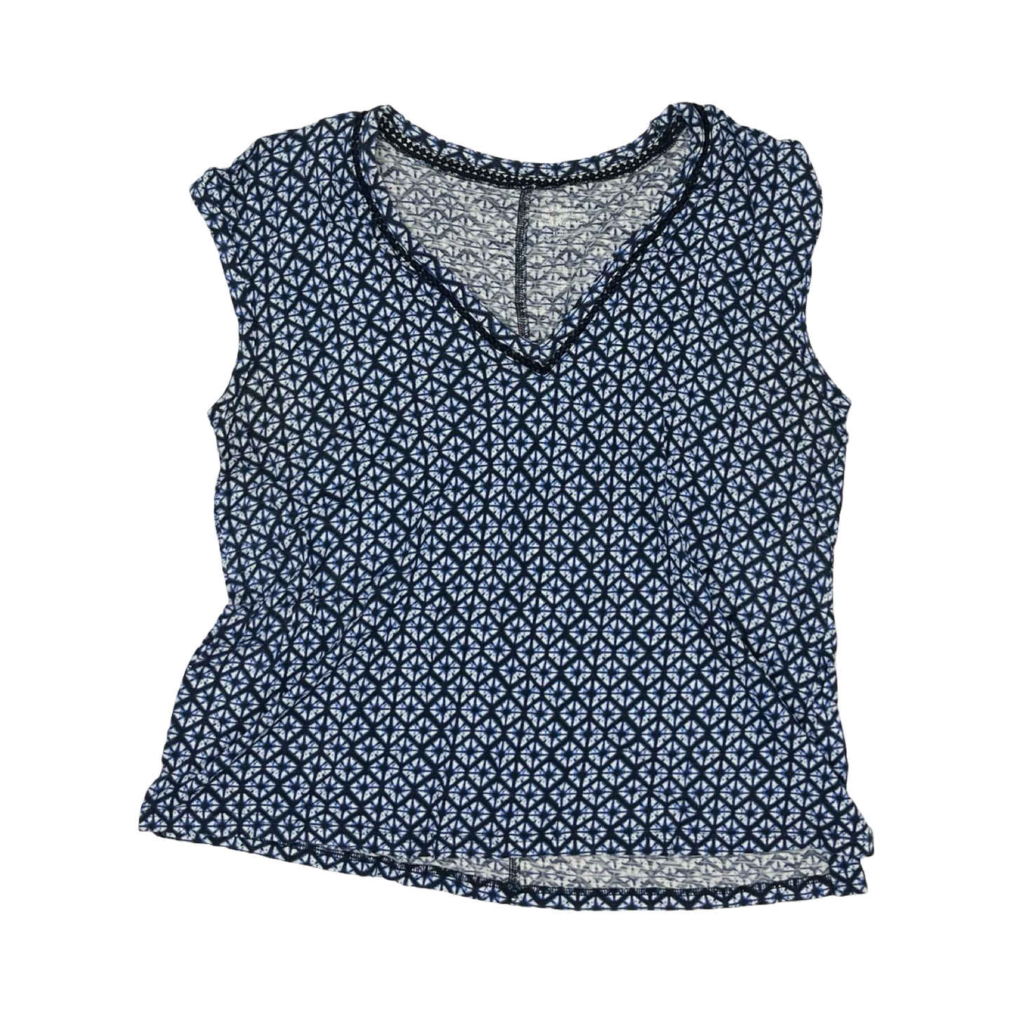 Top Sleeveless By Banana Republic In Blue, Size:Xl
