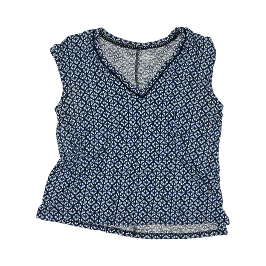 Top Sleeveless By Banana Republic In Blue, Size:Xl