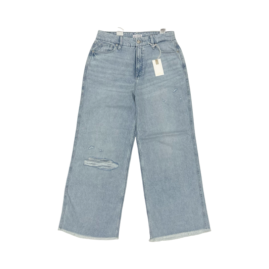 Jeans Wide Leg By Good American In Blue Denim, Size:6