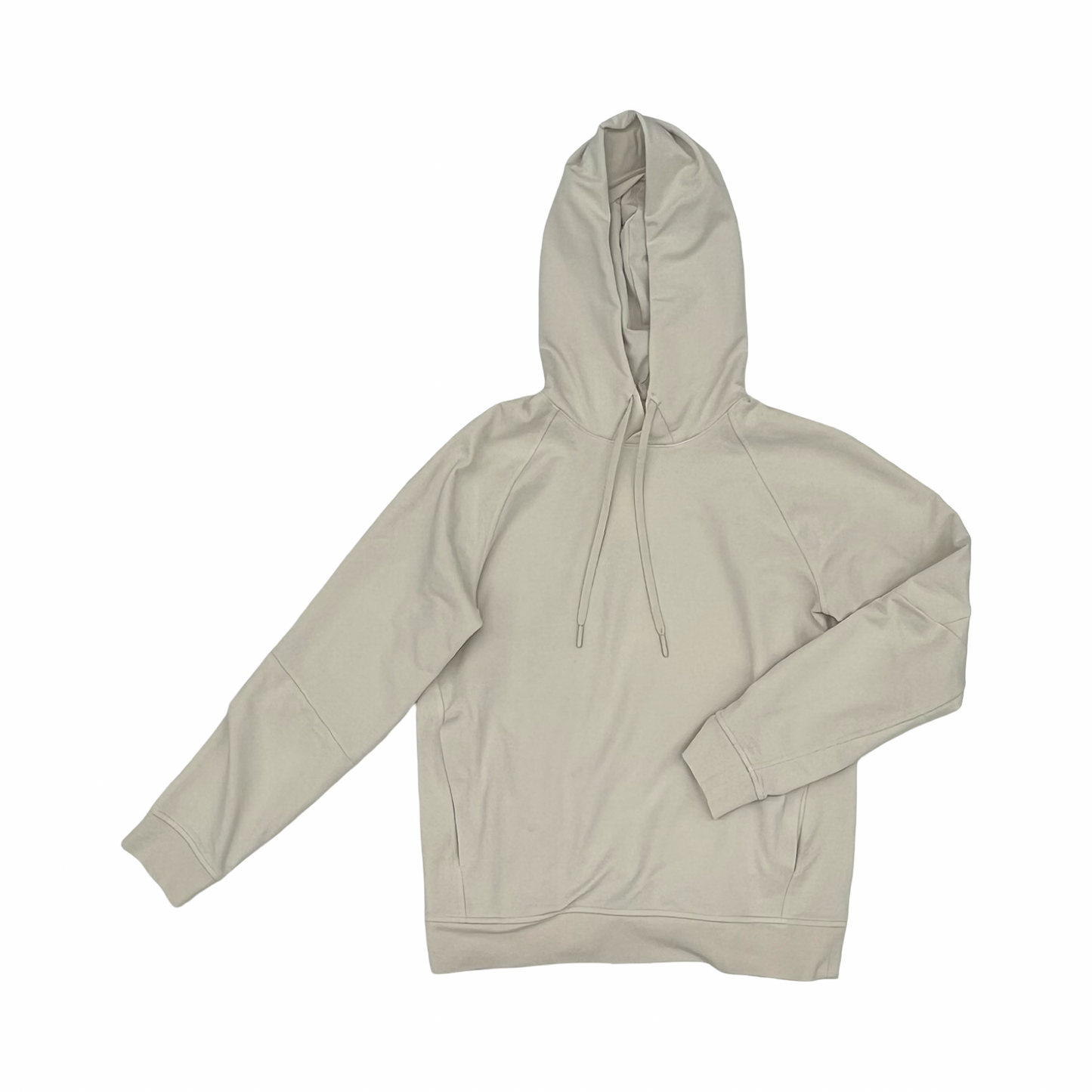 Athletic Sweatshirt Hoodie By Lululemon In Cream, Size:S