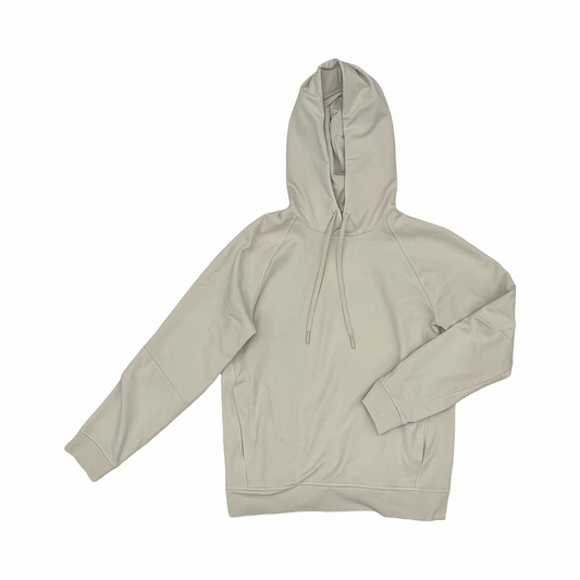 Athletic Sweatshirt Hoodie By Lululemon In Cream, Size:S