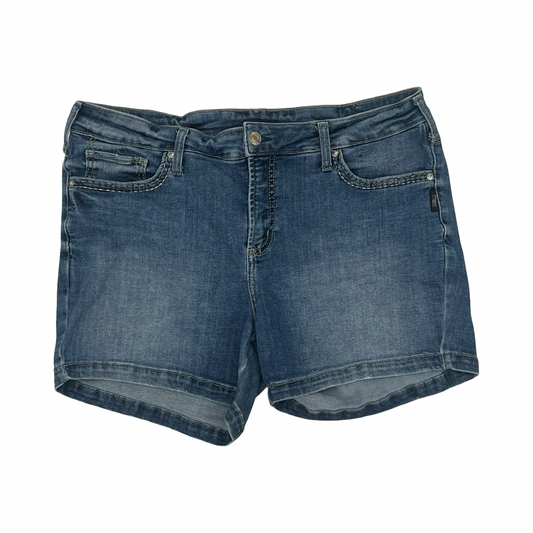 Shorts By Silver In Blue Denim, Size:16