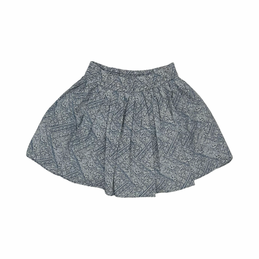 Skirt Mini & Short By American Eagle In Blue & Cream, Size:S
