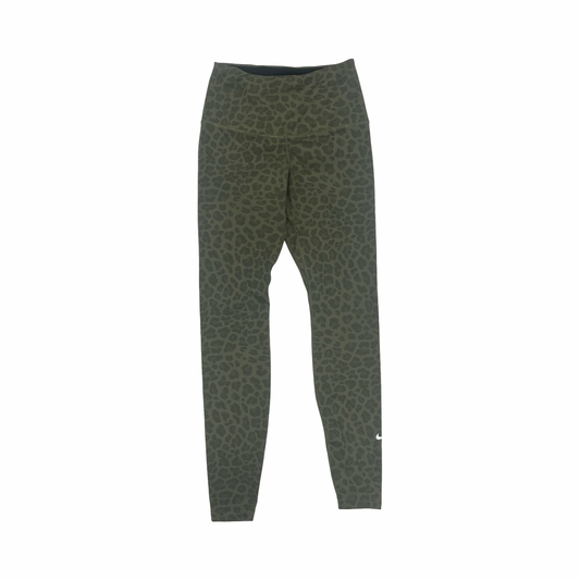 Athletic Leggings By Nike In Green, Size:Xs
