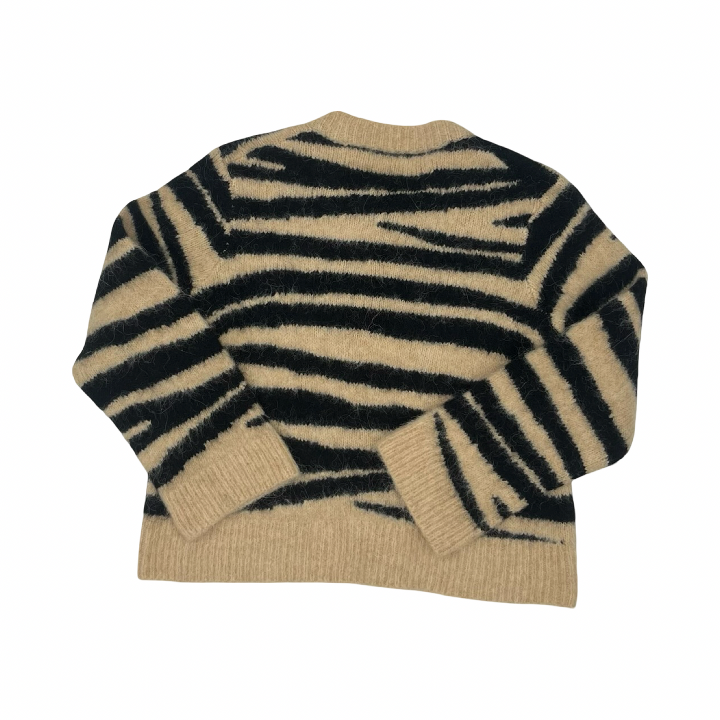 Sweater By Madewell In Black & Tan, Size:S