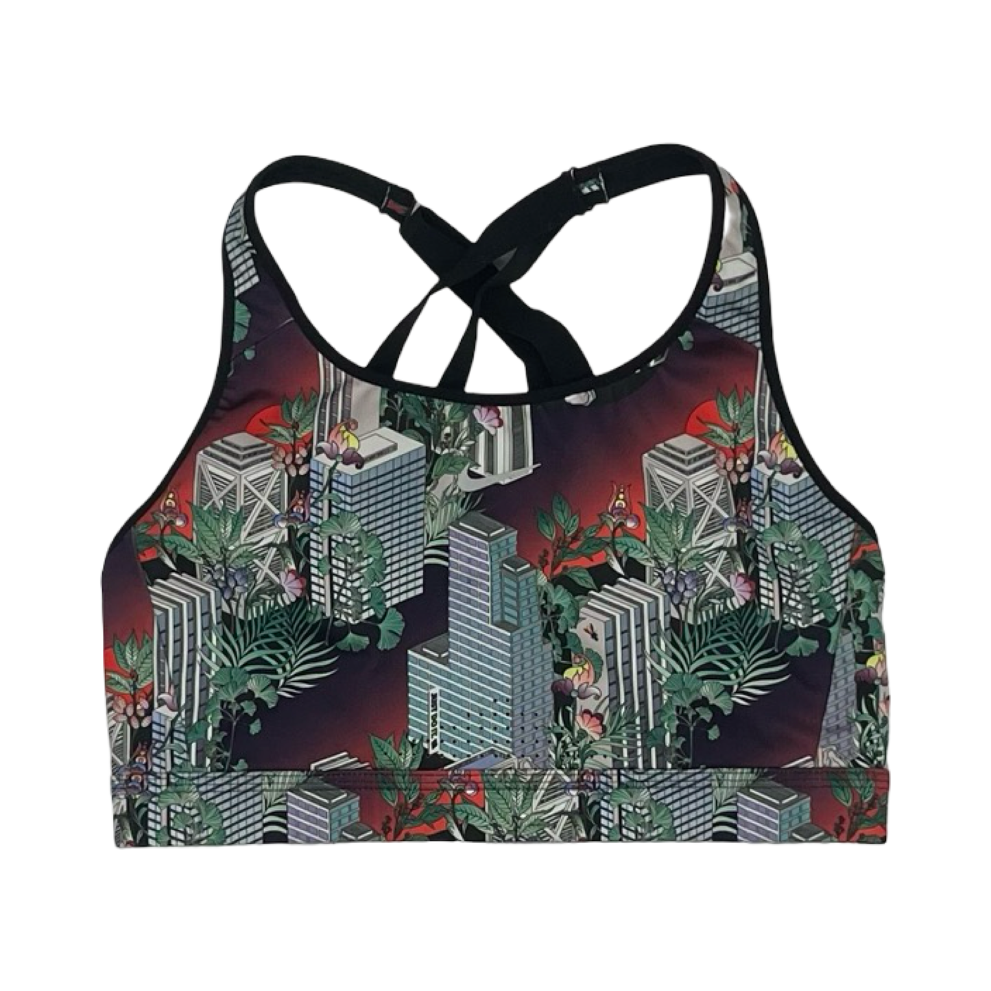 Athletic Bra By Nike In Multi, Size:L