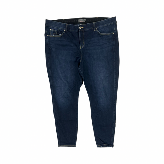 Jeans Skinny By Torrid In Blue Denim, Size:26