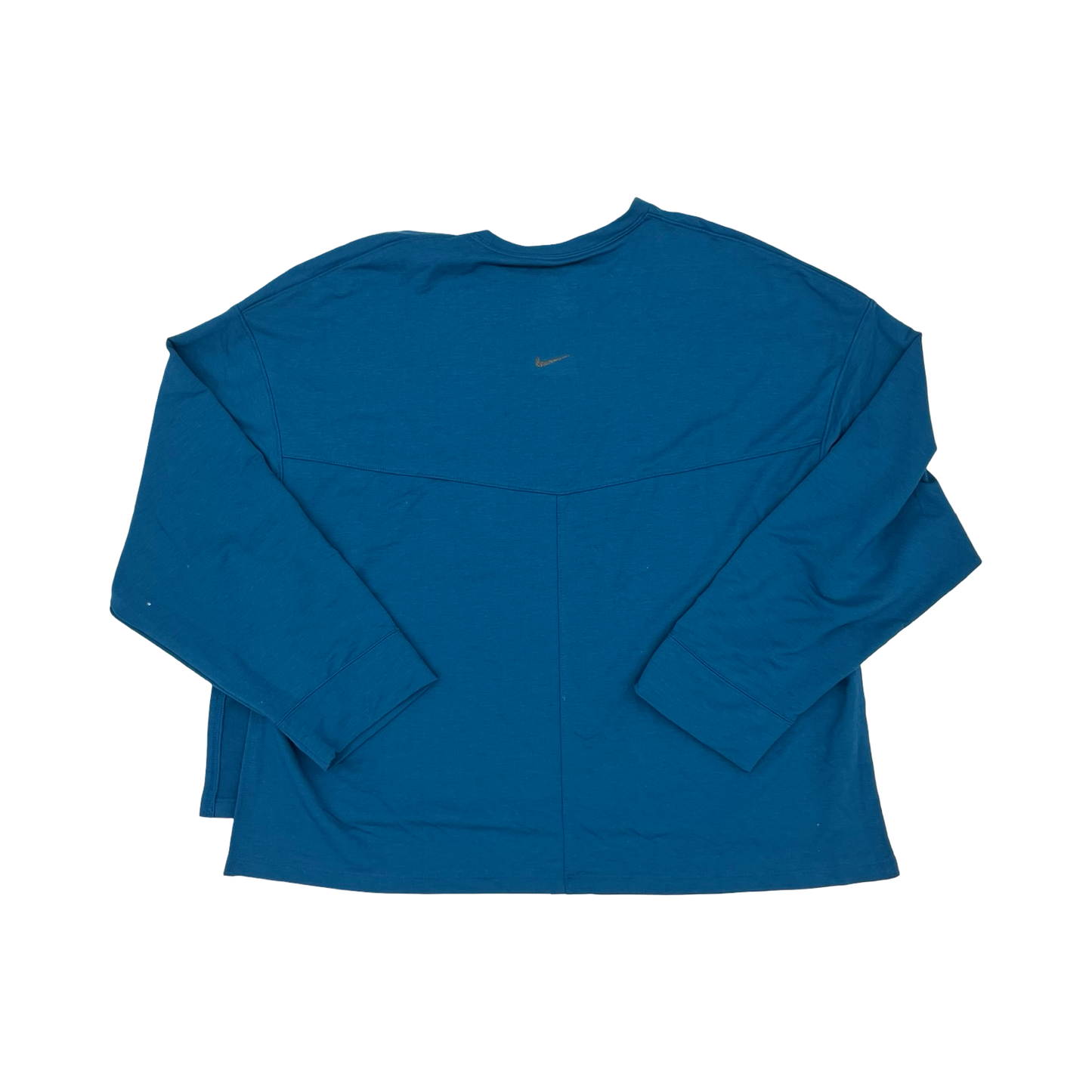 Athletic Top Ls Crewneck By Nike In Teal, Size:Xl