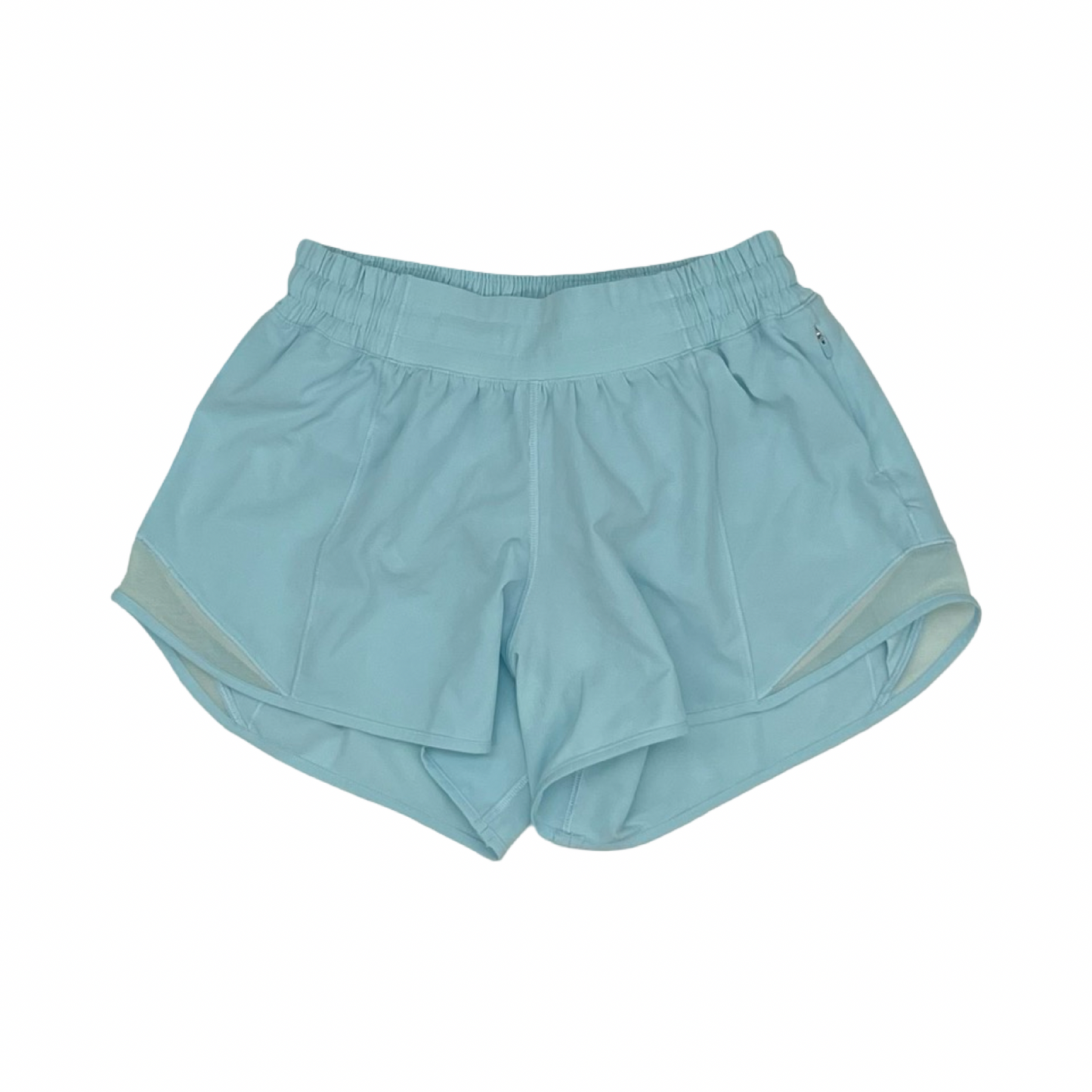 Athletic Shorts By Lululemon In Blue, Size:4