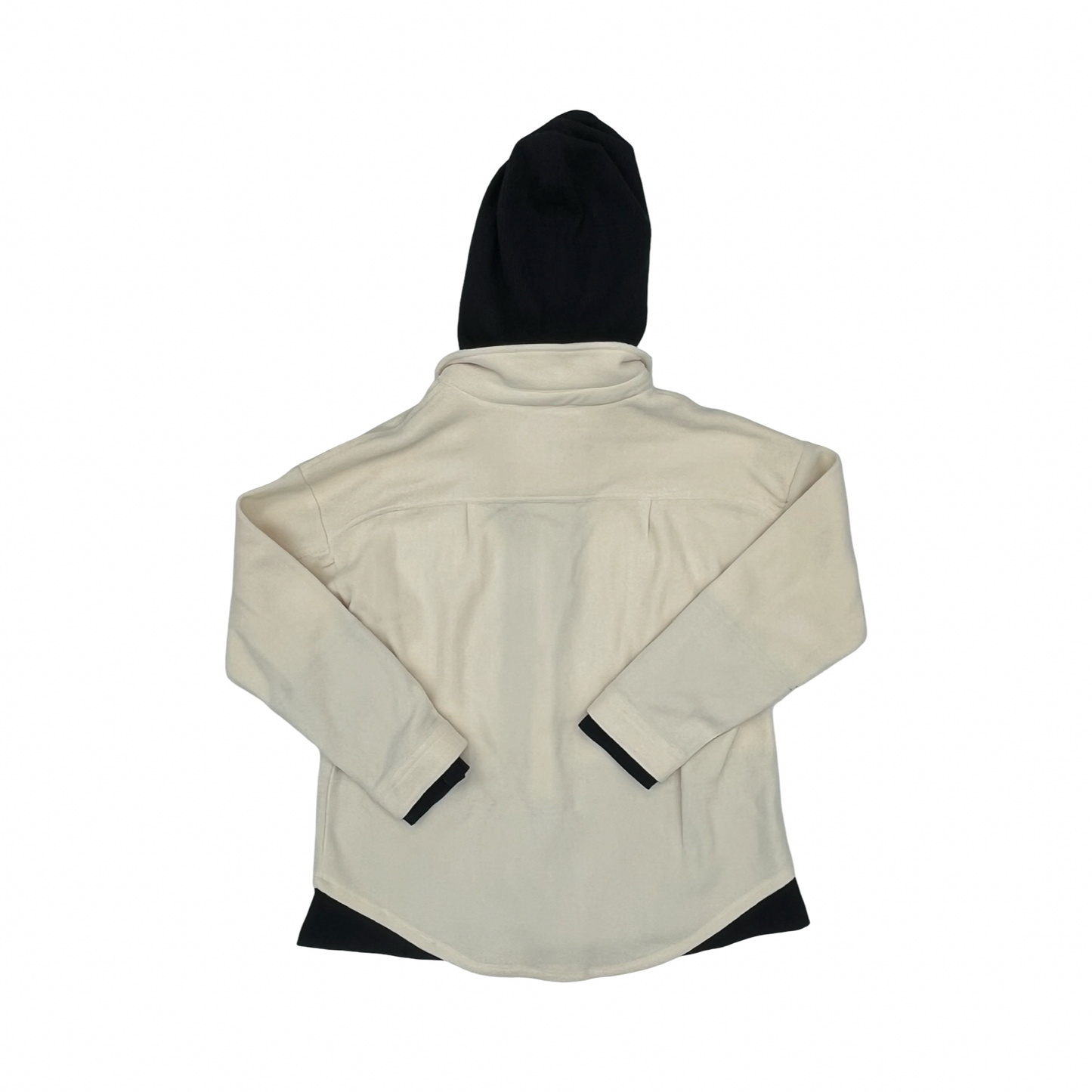 Jacket Fleece By Bluivy In Black & Cream, Size:M