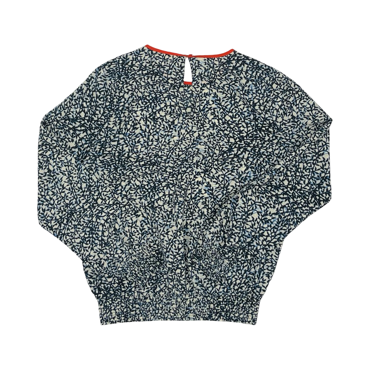 Blouse Designer By Michael Kors In Blue & White, Size:S