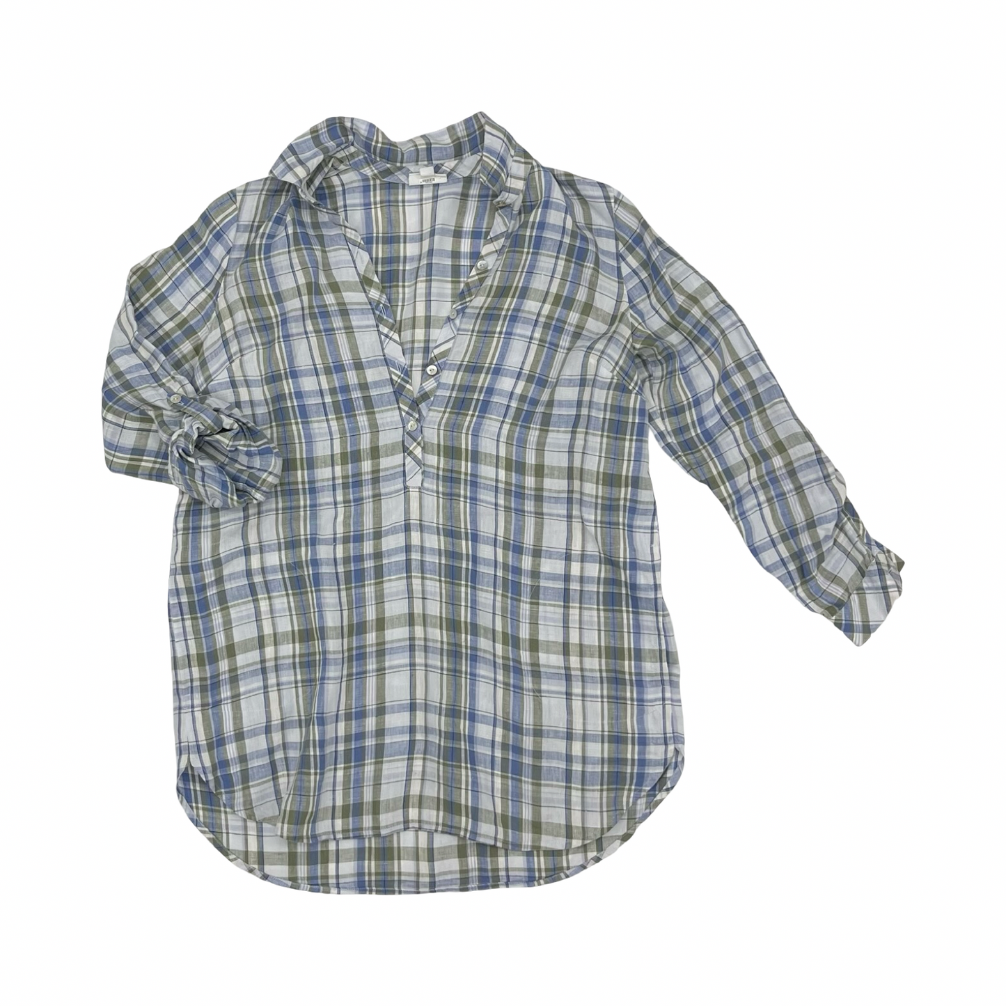 Tunic Ls By J. Jill In Blue & Green, Size:S