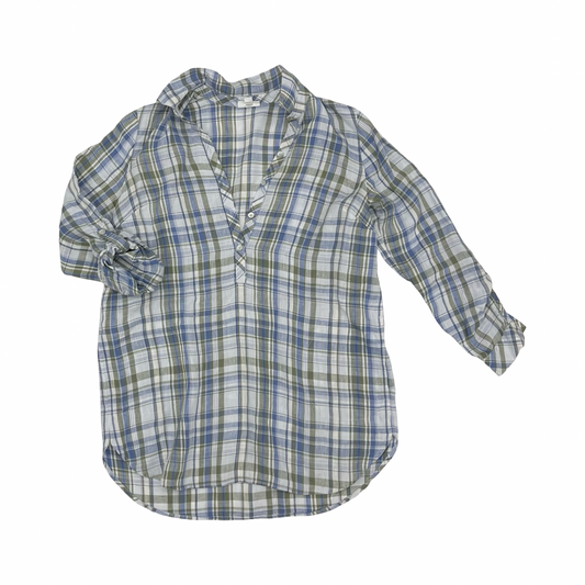 Tunic Ls By J. Jill In Blue & Green, Size:S