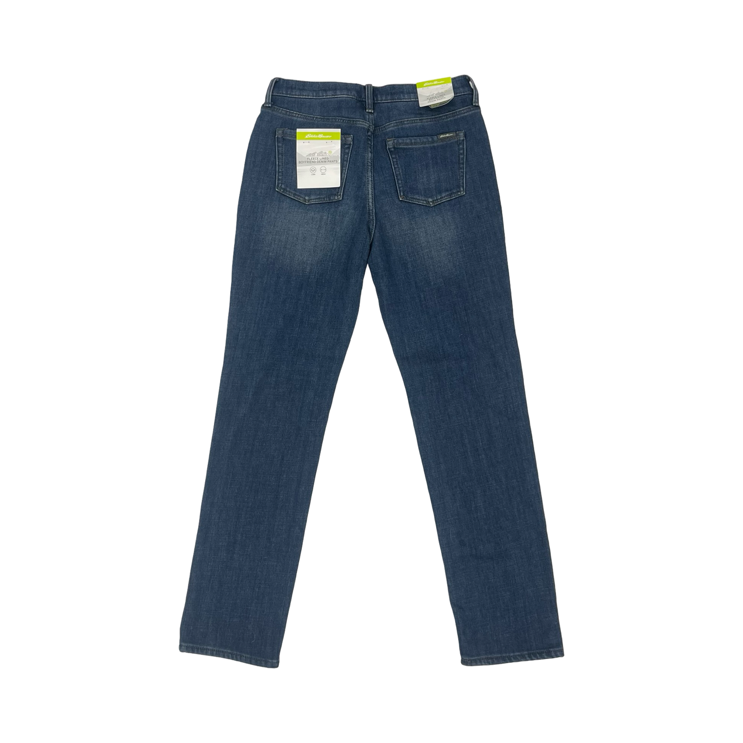 Jeans Straight By Eddie Bauer In Blue Denim, Size:6