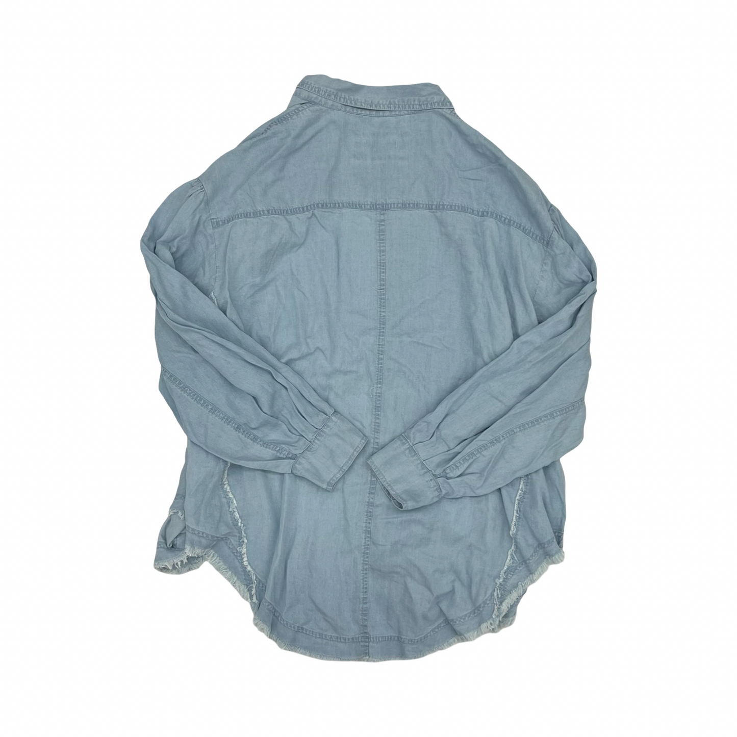 Top Ls By Clothes Mentor In Blue Denim, Size:M