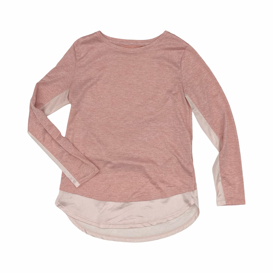 Athletic Top Ls Crewneck By Under Armour In Pink, Size:S
