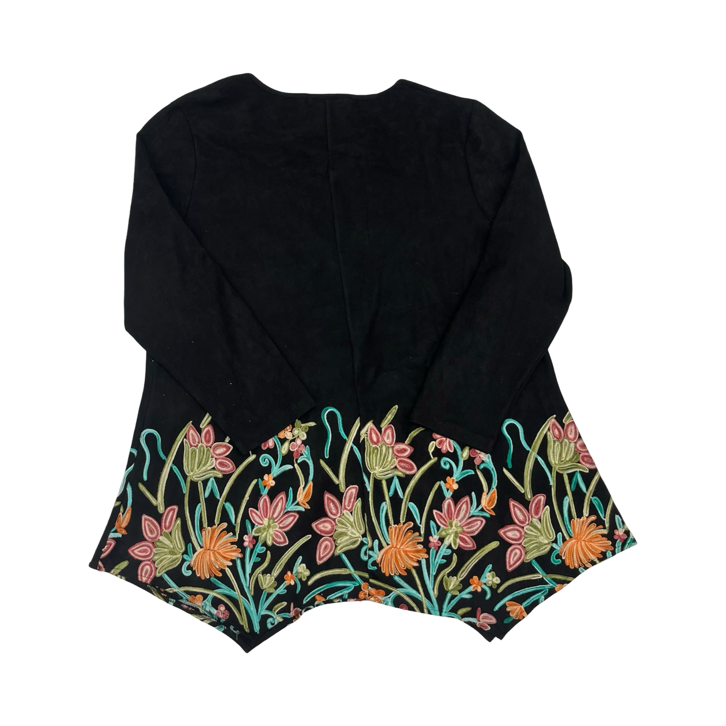 Tunic Ls By Radzoli In Black, Size:1X